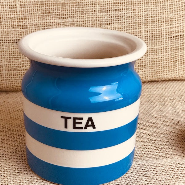 T.G. Green Blue Cornishware Tea Jar – Moody Mabel