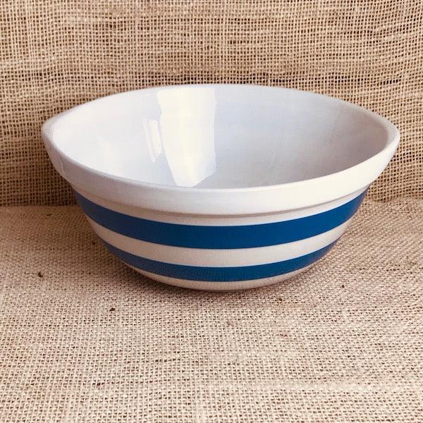 Image of TG Green blue cornishware mixing bowl 25cm
