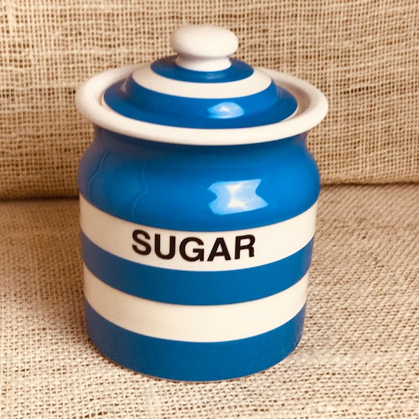 Image of TG Green blue cornishware sugar jar