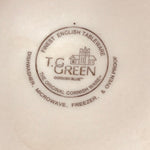 Image of TG Green blue cornishware teapot stamp