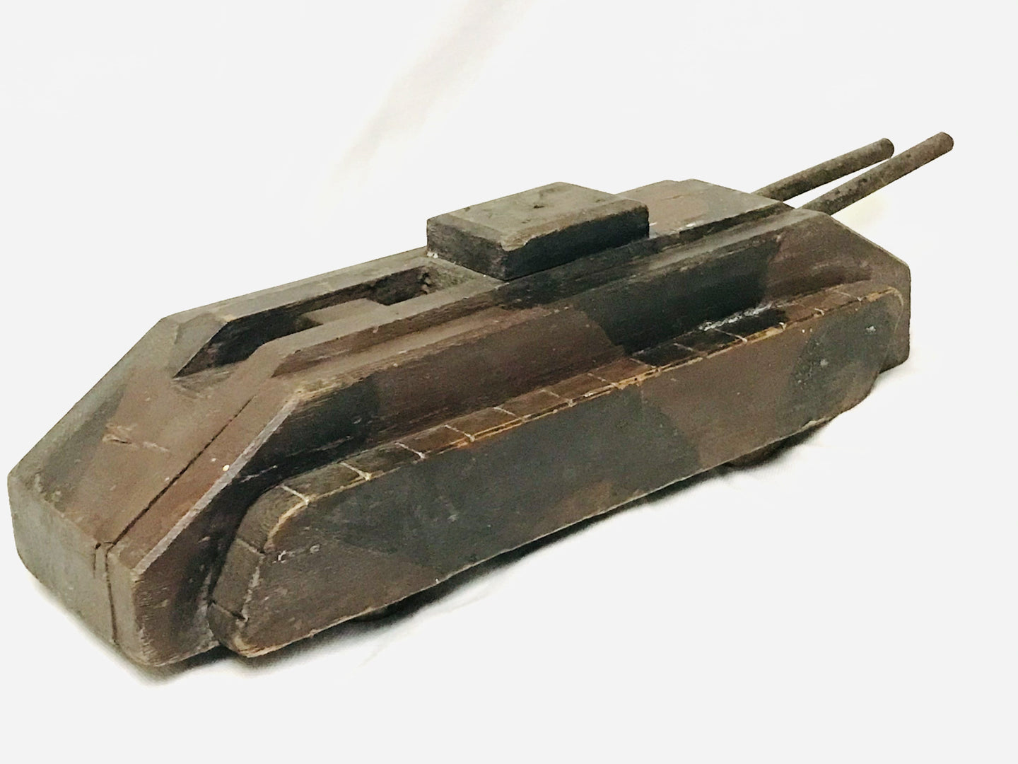 Naive Wooden Tank Toy