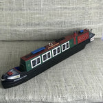 Image of Wooden barge model