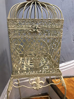 Decorative Linnet cage and stand