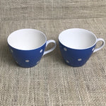 Image of two large TG Green Blue Domino cups